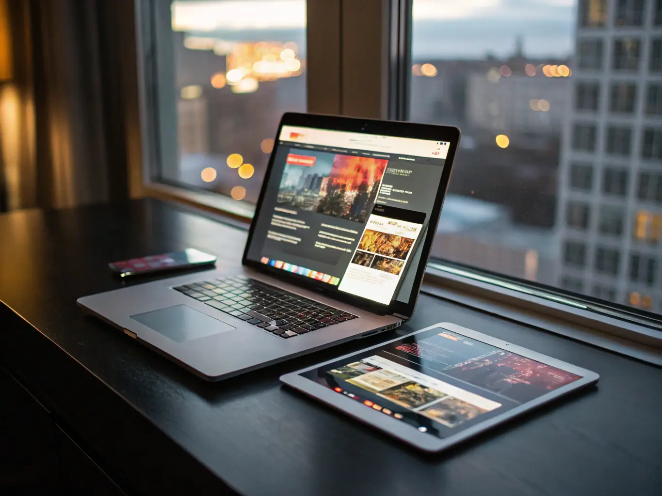 A high-performance website loading quickly on various devices, illustrating Technique Mastery's expertise in web development and optimization.